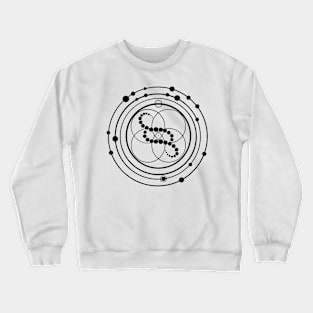 Space Circle - Black Crewneck Sweatshirt